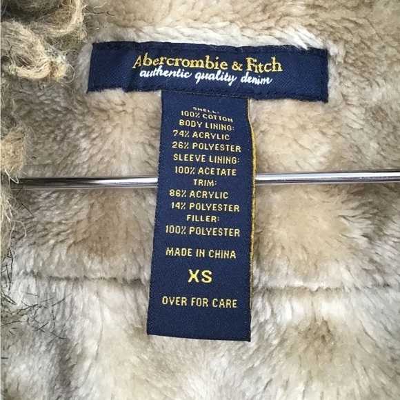 Abercrombie & Fitch Women's Blue Long Sleeve Cotton Denim Jacket - Size XS - Picture 5 of 7